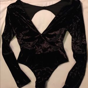 NEW VICTORIAS SECRET CRUSHED VELVET   LEOTARD